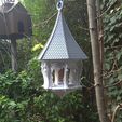 Garden House Bird Feeder13.jpg Fichier STL Mangeoire à oiseaux Garden House・Design imprimable en 3D à télécharger, Job