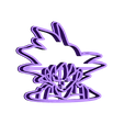 son-goku v9.stl goku cookie cutter