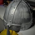 IMG_20221028_181818674_HDR-01.jpeg STL file Medieval soldier helmet・3D printing template to download