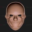 05.jpg Zombie Bloody Clown Mask - Scary Halloween Cosplay 3D print model