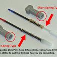 spring_types_display_large.jpg "Ink Extruder" - Ballpoint Click Pen that looks like a Smart Extruder!
