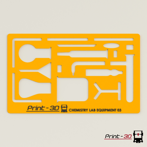 Chem-Lab-Equip-03-DRAWING-STENCIL-TEMPLATE-Front.png Chemical Laboratory Equipment (Complete Bundle) - Drawing Stencil/Template