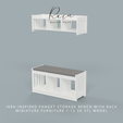 IKEA-INSPIRED-PANGET-Storage-Bench-Miniature-6.png IKEA-inspired PANGET Storage Bench and PANGET Hat and Coat Rack, Miniature Storage , MIniature Clothes organizers, Miniature  Shoe Cabinet