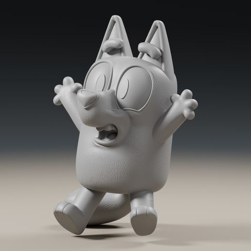 Bingo (Bluey Universe) | 3D Printable Figure | Clean STL 3D model
