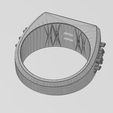 wf2.jpg Fichier STL Bague rectangulaire avec baguettes de diamant sur le dessus et la tige Us tailles 7 8 9 Modèle d'impression 3D・Objet imprimable en 3D à télécharger