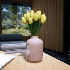 Imagen19_012.png Archivo STL Florero - Jarron decorativo・Plan imprimible en 3D para descargar