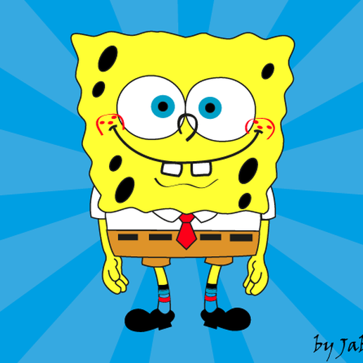 STL file sponge bob - bob esponja・3D printer model to download・Cults