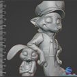 3.jpg Zootopia 2 Diorama 3D (Qualidade Premium) - Judy & Nick Cops STL para impressão