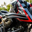 LRM_20240302_173746.jpg Motorcycle winglet, Universal mounting, downforce aerofoil