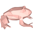 model-4.png Frog low poly no.2