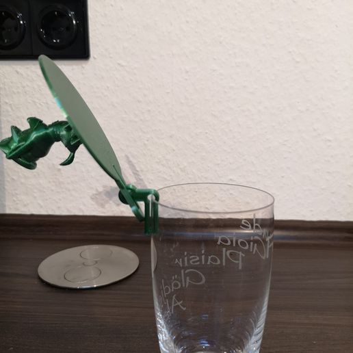 Glass lid Paw P. 3D model