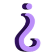 INTERROGACION_ON.stl Letras y Números DISNEY Letters and Numbers | Logo