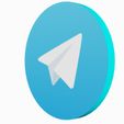 Telegram3DLogo2.jpg Social Media 3D Logos Asset Version 1.0.0