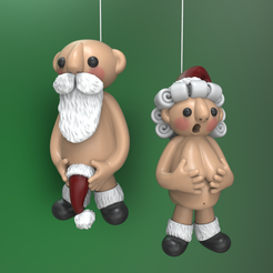 untitled.379.png Santa Claus and Mrs Claus Christman Ornaments