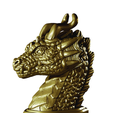01.png Dragon Head Phone Stand / Headset Holder