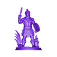 OgumV2.stl Ogum – Orixá Guerreiro | Modelo 3D para Impressão