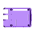 Top_Base_SM_Cam_Disp_Pins.stl Malolo's screw-less / snap fit Raspberry Pi 3 Model B+ Case & Stands