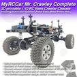 MRCC_MrCrawley_Complete_06.jpg MyRCCar Mr. Crawley Complete. 1/10 Customizable RC Rock Crawler Chassis with Portal Axles and Gearbox