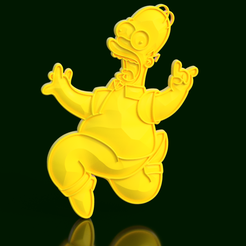 Homero-Chocolate.png Homer Simpson Low Poly