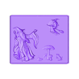 Magic.stl Wizard and Witch