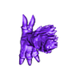 bot_leg_left.stl Zinogre - Jinouga - Monster Hunter - 3D Fan Art -