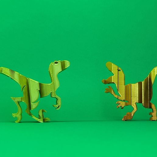 STL file Text Flip - Raptor 2.0 🦖 ・3D printable model to download・Cults