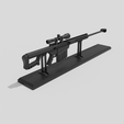 Render-2.png Barret M82 .50cal Sniper Rfile Gun Model with Stand