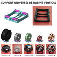 Support-Bobines.png VERTICAL UNIVERSAL COIL SUPPORT VERSION 1