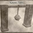 01.jpg Swinging Traps for Dungeons and Dragons, Pathfinder, Warhammer or Tabletop fantasy games.