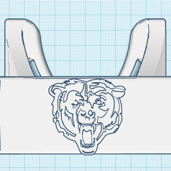 STL file Chicago Bears banner 1・3D printable model to download・Cults