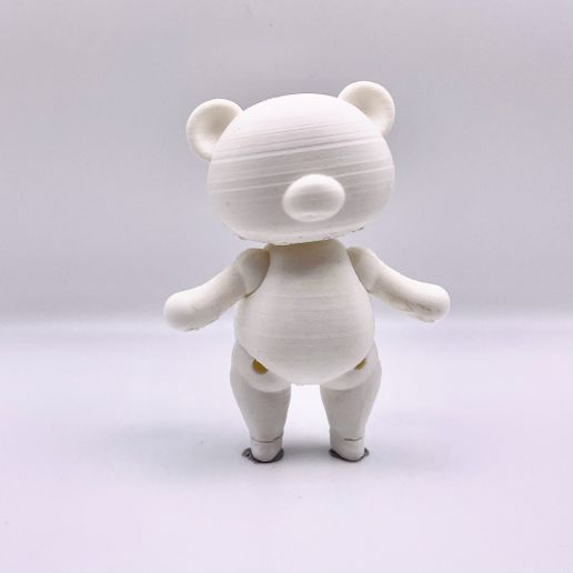 IMG_7255.jpg Teddy Bear Articulated Chibi Ball Jointed Doll BJD