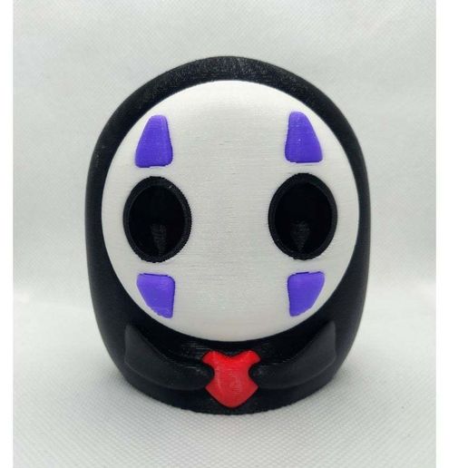 Multicolour No Face with heart - 3D model önizlemesi