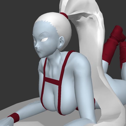VADOS SEXY CLOTHING - DRAGON BALL FANART STL File for 3D printingCults