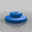 BF30GEAR-56_31T-15M.png Dual spur gears for PM-30 MVL BF30 and similar Bench mills 56/31 T 1.5 Module + 39T M1.5 Helical