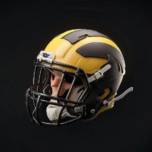 🏈 Michigan Wolverines Football Helmet - 3D STL Printable・ archivo STL ...