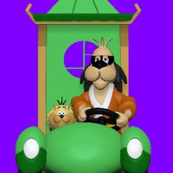 hf01.jpg STL file Hong Kong Phooey・3D print object to download