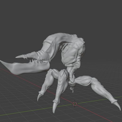 🎲 Oddworld Scrab - Pose 8・Бесплатный STL для 3D-печать・Cults