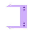 fridge_clip_r.stl 冷蔵庫のドア用棚クリップ