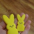 Snapchat-1352398382.jpg Easter Peep Giant Bunny Cake Topper Easter basket gift Kids Peep /Personalized Bunny