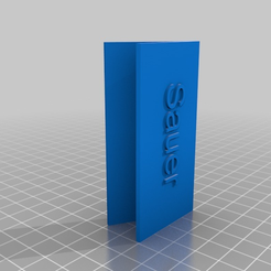 a4b27b0848d7b2f7bd4935b761dc8c57.png Free 3D file Name Plaque (free standing)・Object to download and to 3D print