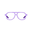 Part1.STL Glasses | Spectacles | Print-in-place hinges