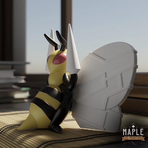 015. Beedrill - Basic & Ornamental - Pokemon - 3D model önizlemesi