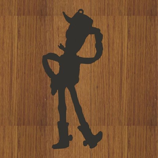 KEYCHAIN TOY STORY WOODY - 3D model önizlemesi