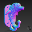 SNAG-0337.png MechDolphin Hook - Aquatic Utility Companion STL