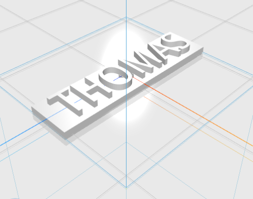 THOMAS letters - 3D model önizlemesi