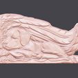 11.jpg Sleeping Doggie Angel Bas Relief 3D Model