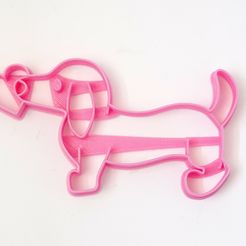 DSC05568.JPG Download STL file cookie cutters dachshund dachshund lovers valentine • 3D printer design, PatricioVazquez