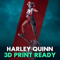 HARLEY-QUINN DM Tue) f Harley Quinn - 3D Print Ready