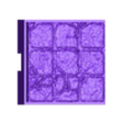 floor 1X1  E.stl terrain, tile, rpg, 28 mm, d&d, Dungeon set 1 (Quick tiling system)