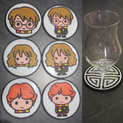 Sans-titre2.png STL-Datei 6 Harry Potter Coaster 2・3D-Druck-Idee zum Herunterladen